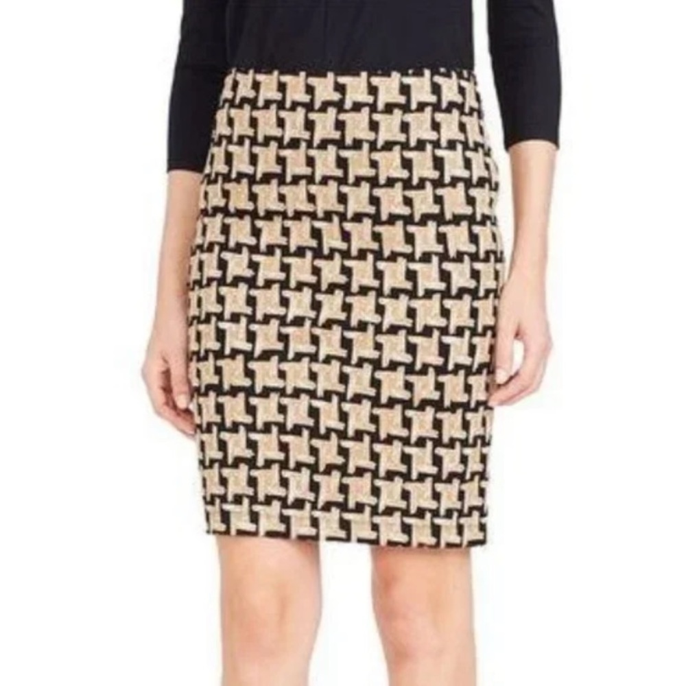 J. McLaughlin Lucy No Waistband Bainbridge Pencil Skirt sz 4